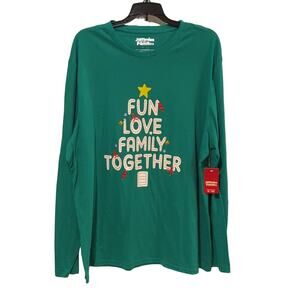 Jammies for Families Christmas Top, NWT, XL